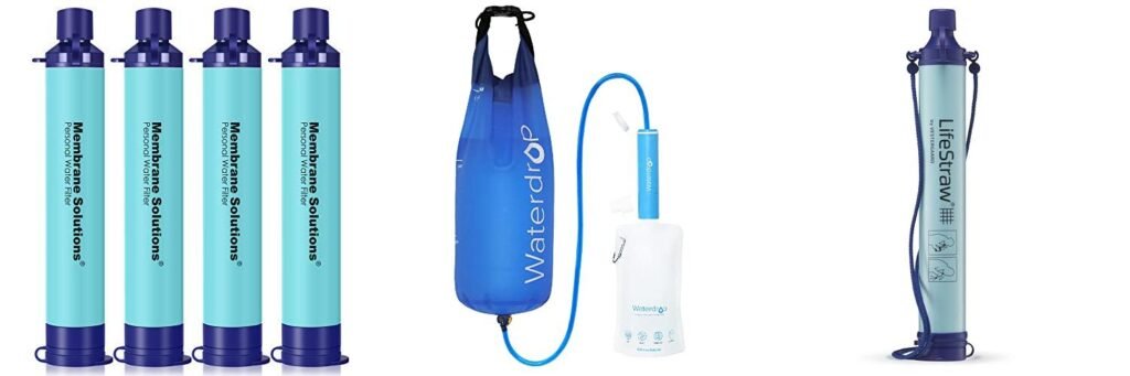 Portable Water Filter For Survival combined image