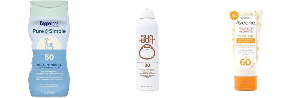 Pregnancy Sunscreen combined image