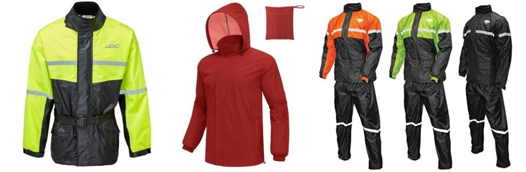 Rain Jacket Motorcycle combined image