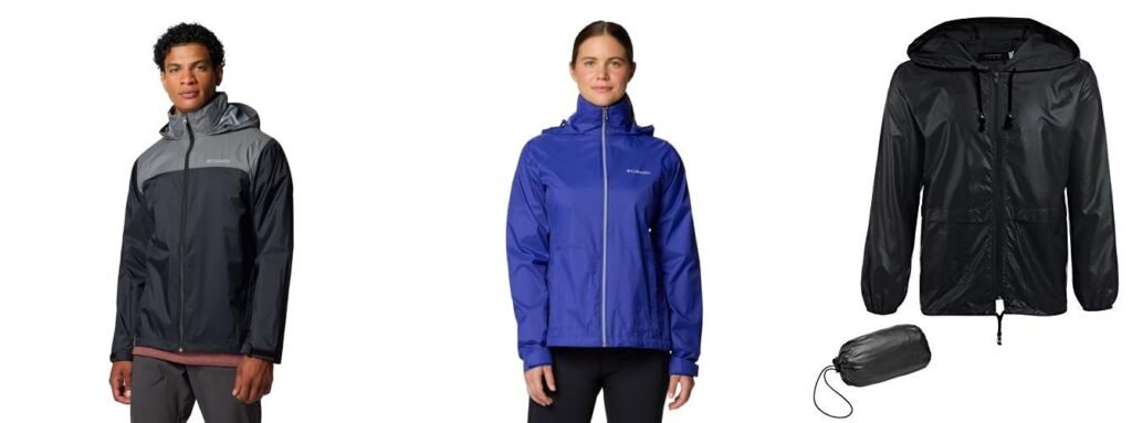 Rain Jackets For Hiking combined image