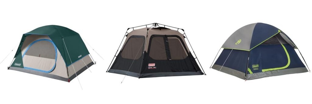 Rated Coleman Tents combined image