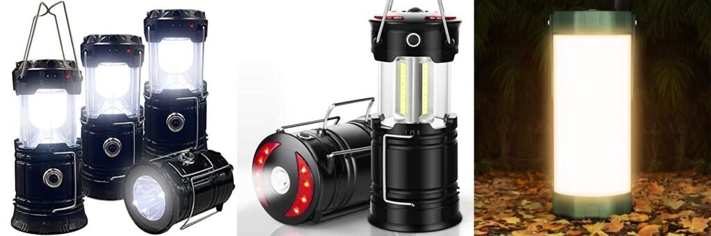 Rechargeable Lantern For Power Outage combined image