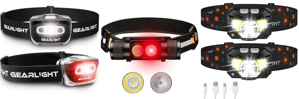 Red Headlamp combined image