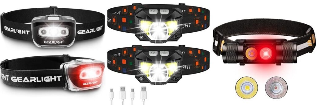 Red Light Headlamp combined image