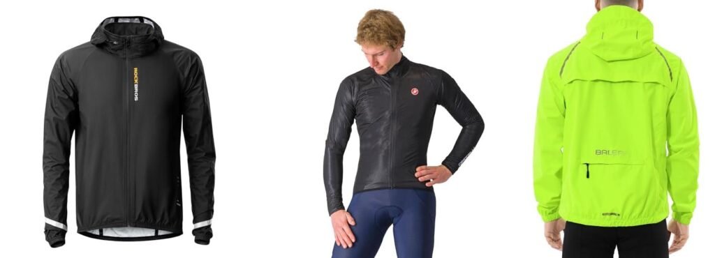 Road Bike Rain Jacket combined image