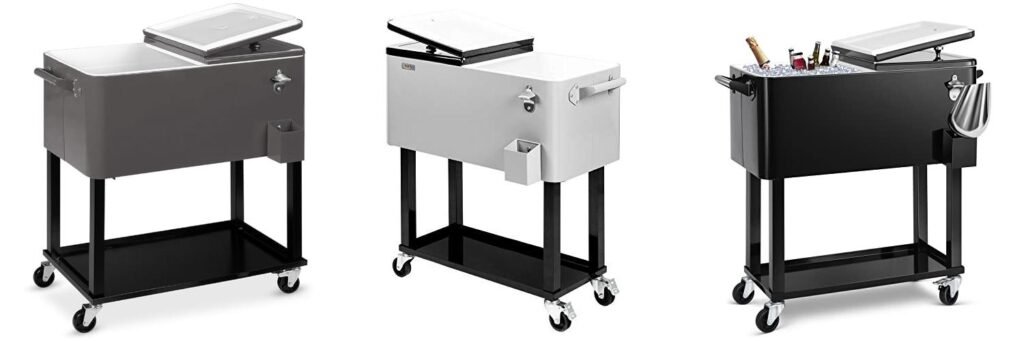 Rolling Cooler Cart combined image