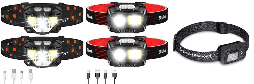 Running Headlamp combined image