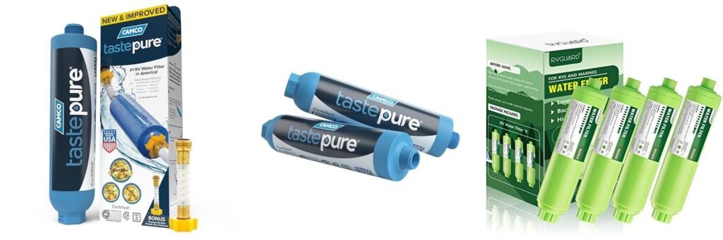 Rv Inline Water Filter combined image