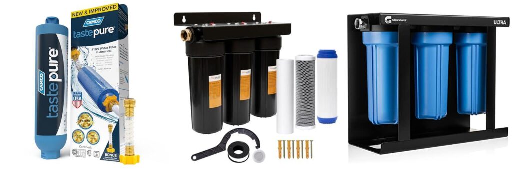 Rv Water Filter System combined image
