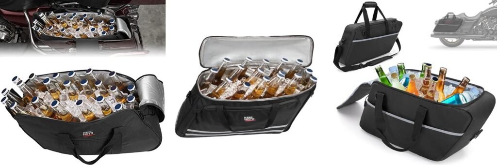 Saddlebag Cooler For Harley Davidson combined image