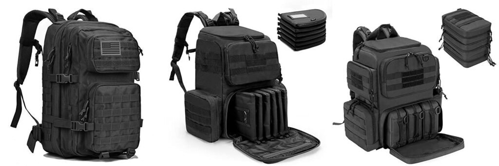 Shooting Range Backpack combined image