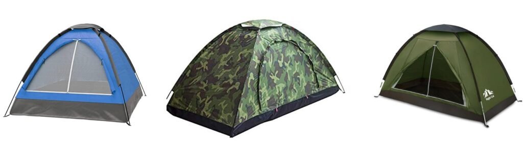 Single Person Tents combined image