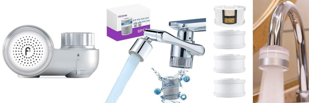 Sink Water Filter For Skin combined image