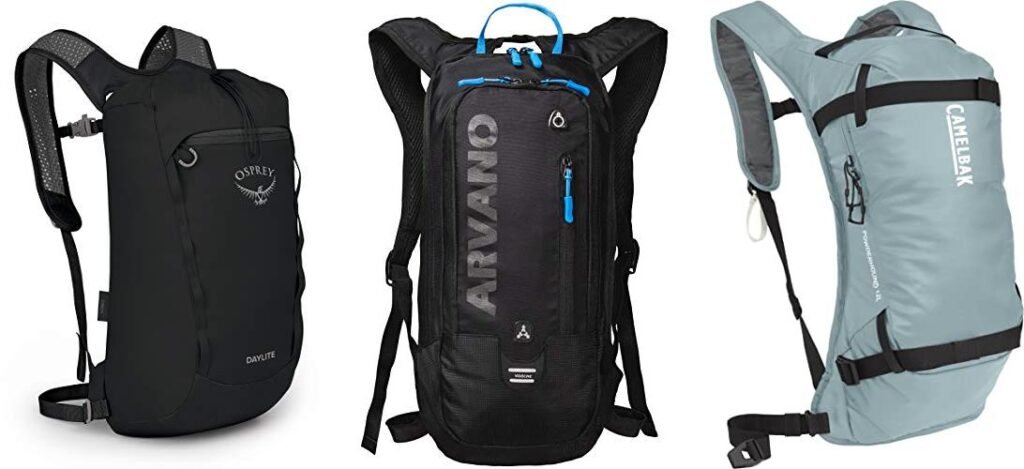 Skiing Backpack combined image