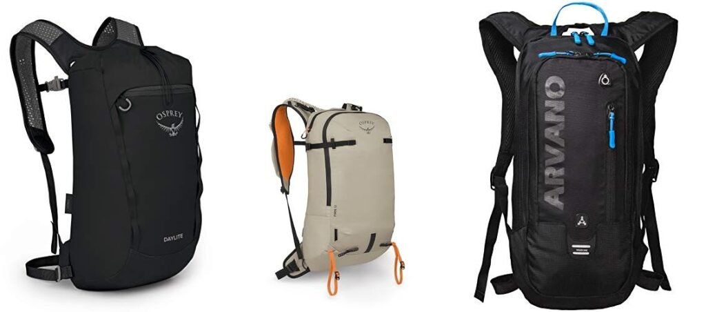 Skiing Backpacks combined image