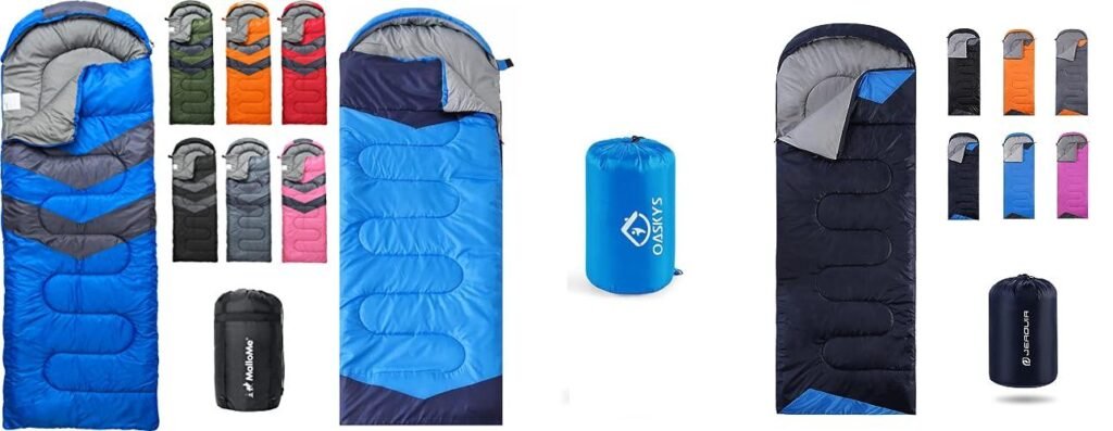 Sleeping Bag For Hot Weather combined image