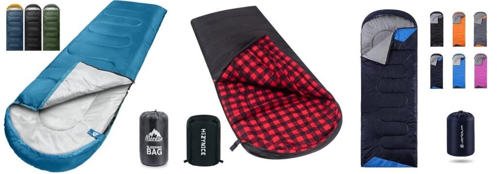 Sleeping Bag For Tall Man combined image