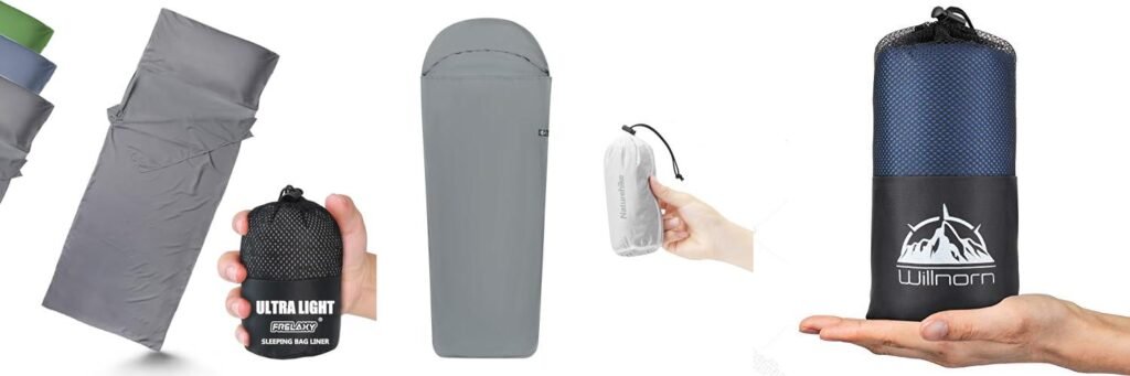 Sleeping Bag Liner combined image