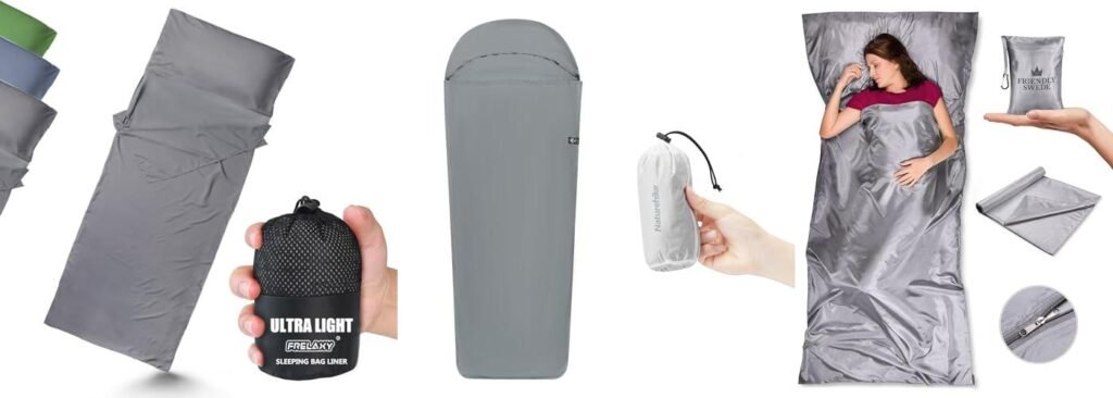 Sleeping Bag Liners combined image