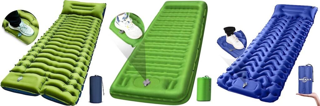 Sleeping Pad For Motorcycle Camping combined image
