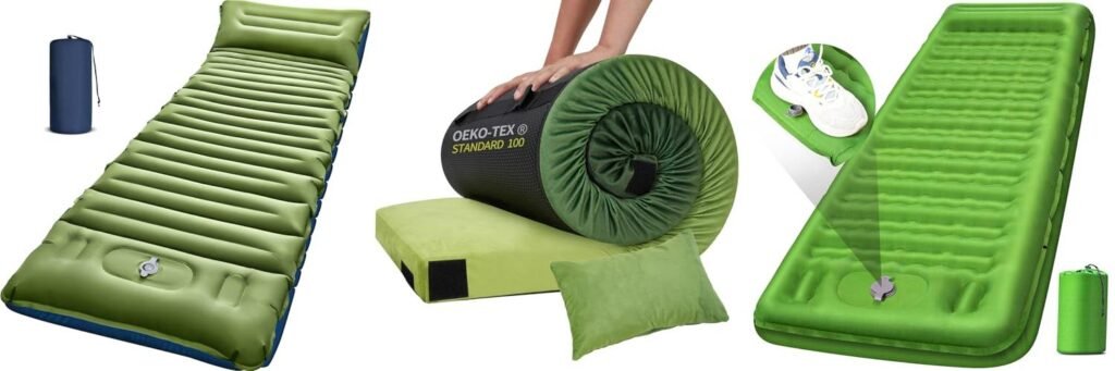 Sleeping Pad For Side Sleepers combined image