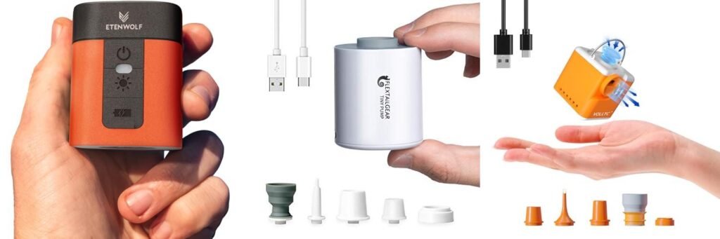 Sleeping Pad Inflator combined image