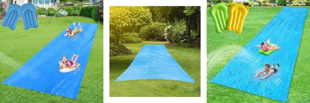 Slip And Slide Tarp combined image