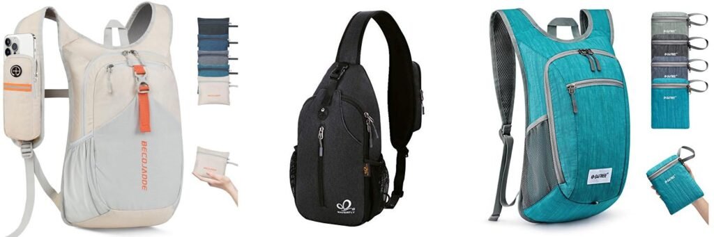 Small Hiking Backpack For Women combined image
