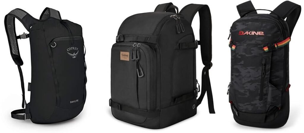 Snowboarding Backpack combined image