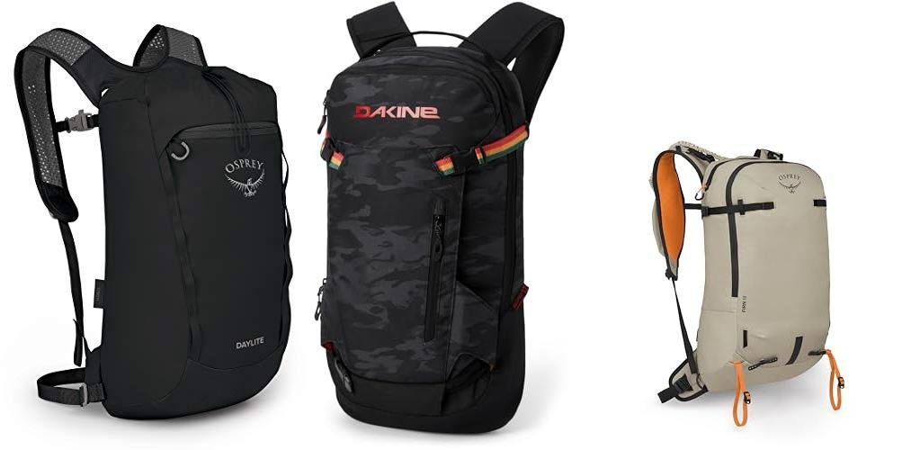 Snowboarding Backpacks combined image