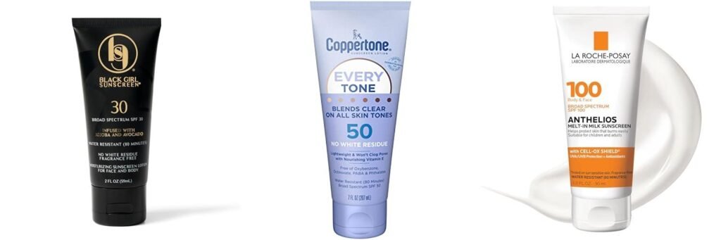 Spf Sunscreen For Black Skin combined image