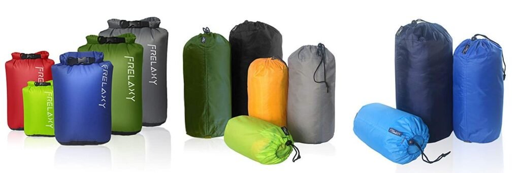 Stuff Sacks For Backpacking combined image