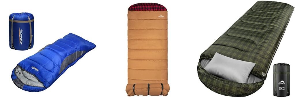 Sub Zero Sleeping Bag combined image