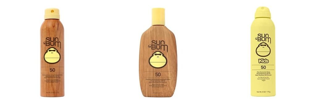 Sun Bum Sunscreen combined image