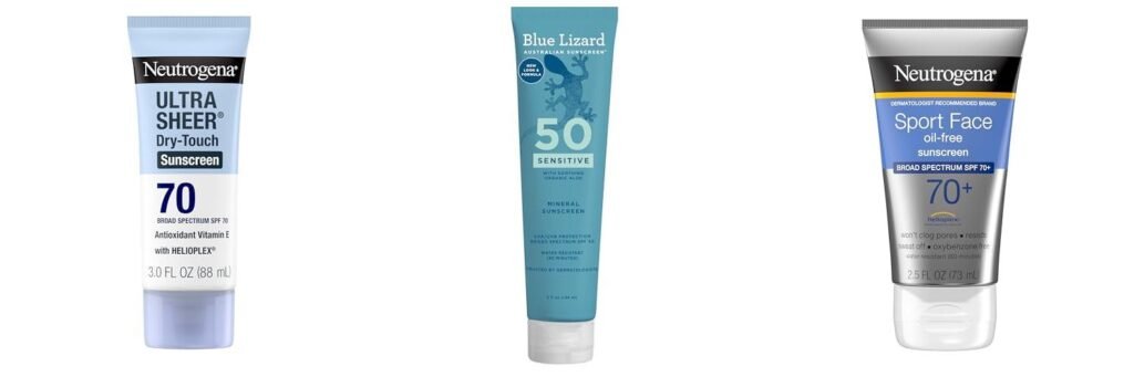 Sunscreen For Elderly Skin combined image