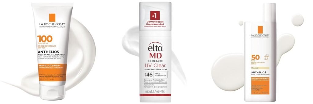 Sunscreen For Melasma On Face combined image