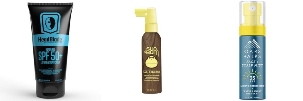 Sunscreen For MenS Scalp combined image
