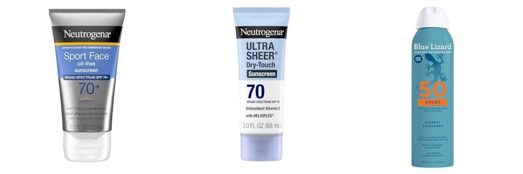 Sunscreen For Runners combined image