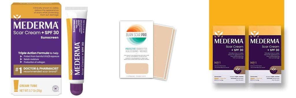 Sunscreen For Surgery Scars combined image