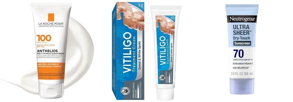 Sunscreen For Vitiligo combined image