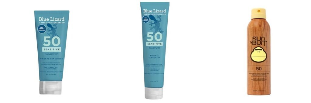 Sunscreen Reef Safe combined image