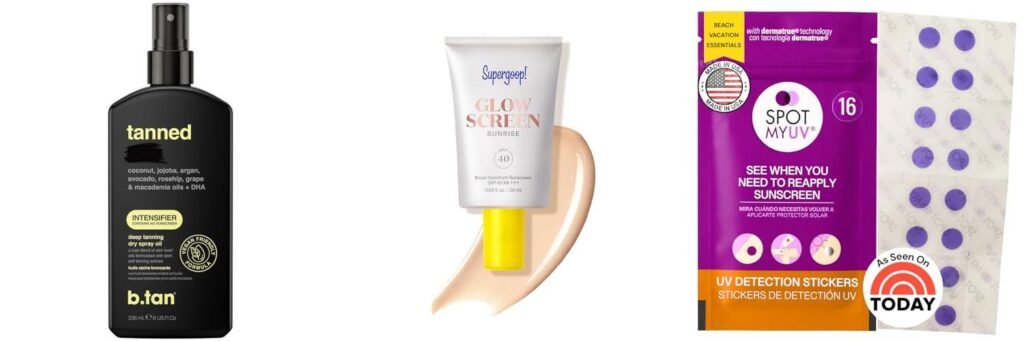 Sunscreen To Help You Tan combined image