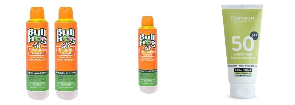 Sunscreen With Insect Repellent combined image