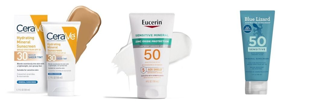 Sunscreen With Iron Oxide combined image