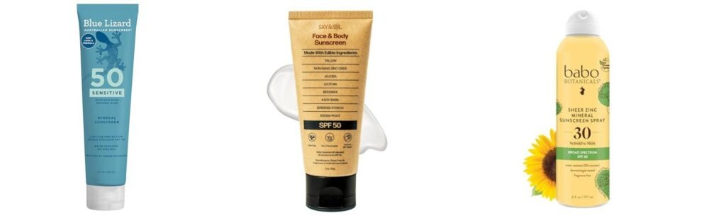 Sunscreen Without Chemicals combined image