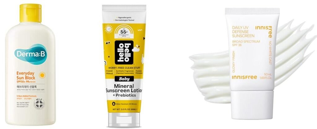 Sunscreen Yuka combined image