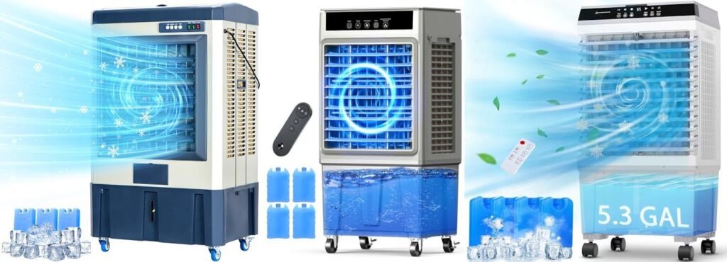 Swamp Cooler For Garage combined image