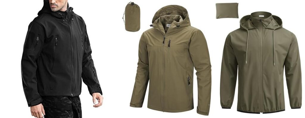 Tactical Rain Jacket combined image