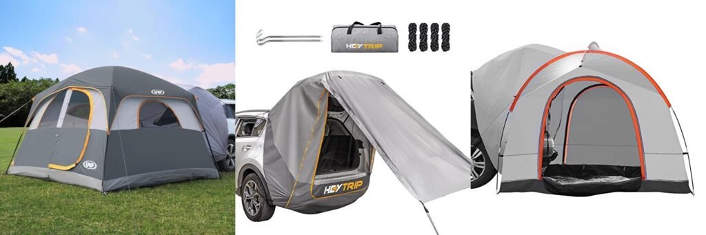 Tailgate Tent For Subaru Outback combined image
