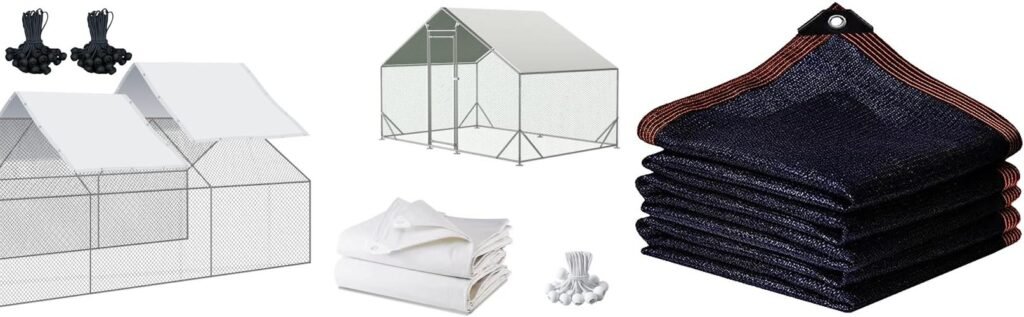 Tarp For Chicken Coop combined image